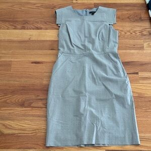 NWOT J. Crew Classic Gray Dress